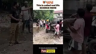 Real Life Science Meme | Angular Momentum #shorts #viral #physics #science