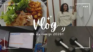 VLOG ✨ Um dia comigo | treino, ingl&ecirc;s & rotina real (2026)