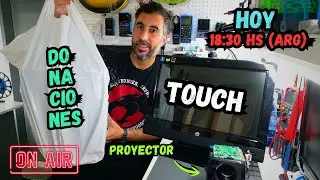 Una ALL IN ONE tactil - &iquest;Como sigue la ASPIRADORA y el PROYECTOR? - Bolsa de DONACIONES