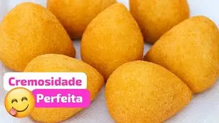 COXINHA DE FRANGO PERFEITA Crocante Por Fora e Recheio Cremoso