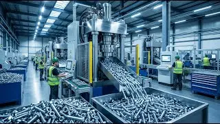 Inside a Fastener Factory | How Bolts and Screws Are Mass Produced