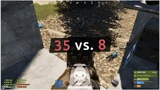 RUST - WHOLE SERVER vs. 8 MAN RAID DEFENSE