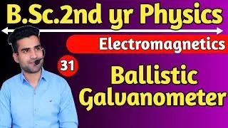 Ballistic Galvanometer | Electromagnetics | B.Sc.2nd yr Phys