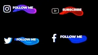 Trending Lower Thirds Animation Black Screen Video | Trending Lower Thirds Animation | Lower Thirds