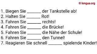 A1, A2, B1, B2, C1, Übungen, Präpositionen, Akkusativ, Dativ, wo?, wohin?, in, an, auf, zu, nach, im