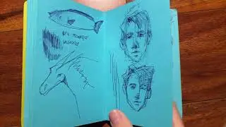 Sletchbook tour 6.5 little blue book
