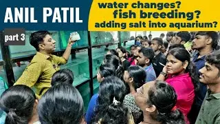 BREEDING FISH | WATER CHANGES IN AQUARIUM | SALT IN AQUARIUM | ANIL PATIL | BREEDING FISH FOR PROFIT