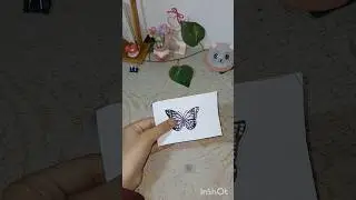 diy butterfly bookmark 🦋🌷#diy #song ##ytshortsindia #trendingshorts #butterfly #bookmark