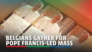 Devout Belgians gather at Brussels stadium to attend Pope-led Mass | ABS-CBN News
