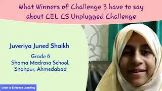 CEL CS Unplugged Challenge Winners 3
