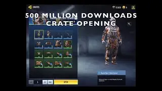 500 MILLION DOWNLOAD CRATE OPENING|CODM