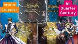 Yugioh All Quarter Century Rarity Collection I II Bonanza Stampede Booster Opening & Giveaway
