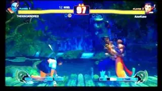 Azurkane vs THEKINGKINDRED match 1 - Street Fighter 4