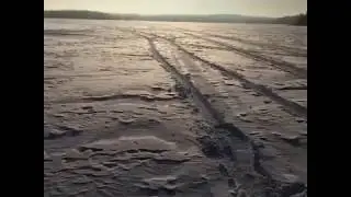 WINTER CAMPING Canadian North -15 C caddy Lake Winnipeg Manitoba