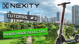 Tutorial 3 | Riding Modes selection | Nexity Sonic eScooter