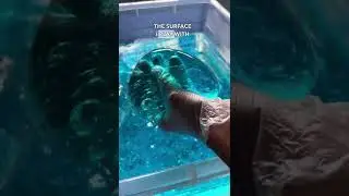 MY SLIME WENT HARD! 😭⁉️ #slime