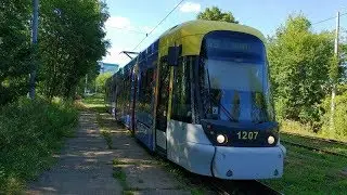 [08.08.17] Przejazd Bombardierem Cityrunnerem #1207 (MPK Łódź) na linii 12B/2