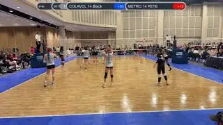 9 MAR 25 COLAVOL 14 BLACK vs METRO 14 PETE(gold bracket play game 2)