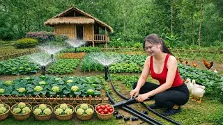 CEO Girl Builds Smart Irrigation System | Giant Python Attacks the Farm Suddenly