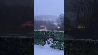 Live: Snowfall in Cologne, Germany