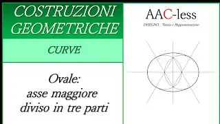 Curve policentriche - Ovale (Asse maggiore diviso in 3 parti)