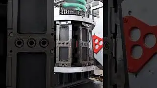 How to change the mold of the corrugated pipe line  #extrusionline #machine #platic #factory #jwell