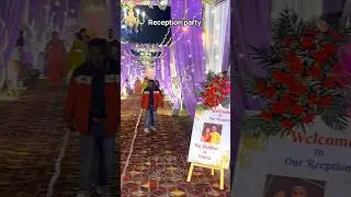 Unique wedding Party Decor with purple💜 #trending #shorts #youtubeshorts #viral #wedding #ytshorts