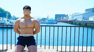 日本一の大胸筋に目隠しして「待て」と言ったらどれだけ待てるのか【ツカケン拉致】