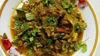 palak gobhi gosht / spinach cauliflower  with mutton - Jhat Pat Recipe