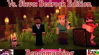 Friday Night Funkin' Bedrock Edition (Minecraft FNF Mod) Steve VS BF in Benchmarking