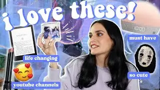 CURRENT FAVORITES 🖤 bookish, tech, lifestyle & youtube channels