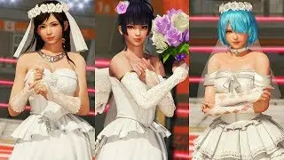 DEAD OR ALIVE 6 DLC Wedding Costumes Vol.1 Screenshots - Season Pass 1