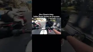 Why Chapris Are a Danger to Everyone on Indian Roads 😡 #shorts