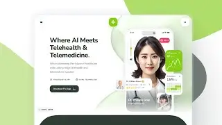 How to make fully responsive an AI health website using HTML CSS & JS | Source Code | Figma file