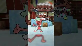 Ice Floor Skating❄⛸ | Dandy's World Iced Over Animation #dandysworld #roblox #trending #shorts #fypシ