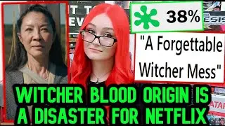 Witcher Blood Origin Is A Woke DISASTER For Netflix, Even Shill Critics HATE It | Drops To A 38%
