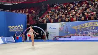 Arina Averina - Ball Russian Championship 2021 AA 28.70