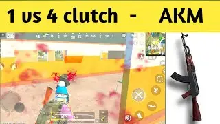 Pubg mobile lite solo vs squad clutch 1 v 4 | Captain vishal