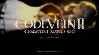 Making My Character In Code Vein 2!  (theres 1 funny bit I swear)