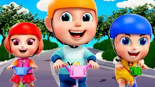 How to Ride a Bicycle 🚲🎵| Exercise Song for Kids | Rosoo - Nursery Rhymes & Kids Songs