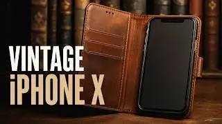 Benuo Vintage Book Series Leather Folio Case for iPhone X First Look