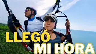 Saltando en un parapente por primera vez en Cuba