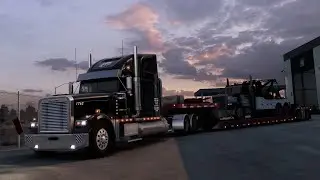 American Truck Simulator 2023 1.47 Combo By Jon Ruda Freightshaker Classic XL  / Lowboy Trailer