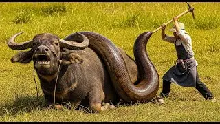 GIANT LEECH ATTACK! Heroic Rescue Team Saves Mother Buffalo in Terrifying Jungle Battle