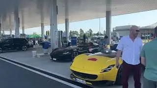 On Spot, Fuel Station in Milan, Italy. Touring Event 2022
