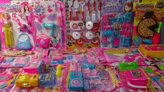 2 Minutes Satisfying with Unboxing Barbie Kitchens Toys，Furnitures Playset Collection ASMR | Review