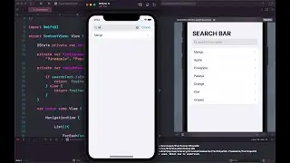 Search Bar iOS 15 SwiftUI