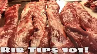 How to Cut Rib Tips From a Spare Rib! Cutting Rib Tips 101!
