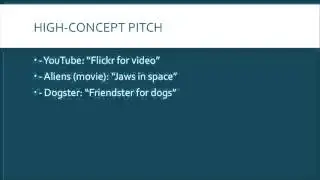 High Concept Pitch