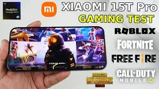 Xiaomi 15T Pro: GAMING TEST | Fortnite, Free Fire, COD PUBG y Roblox